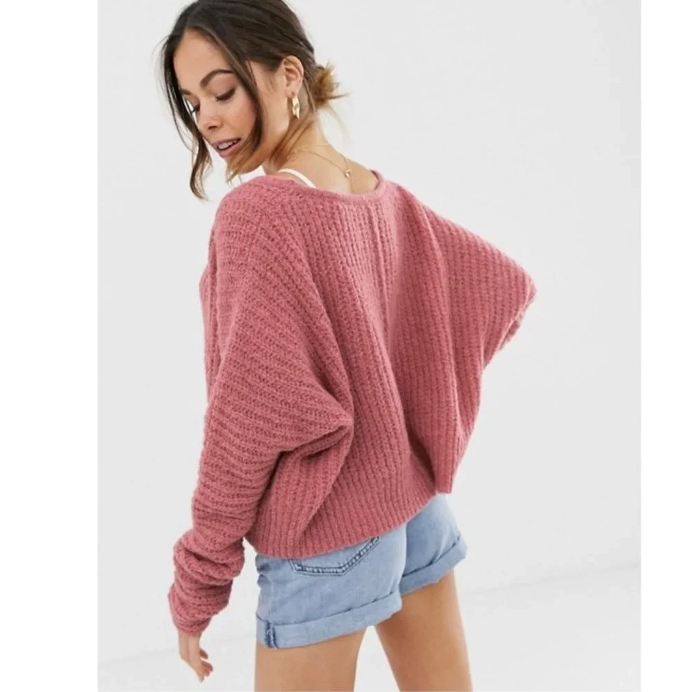 Free People Moonbeam V-Neck Sweater - Picture 2 of 8